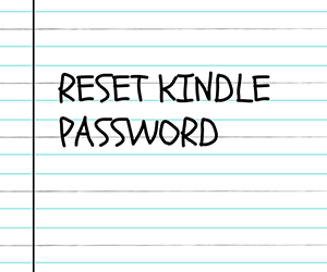 forget Kindle password
