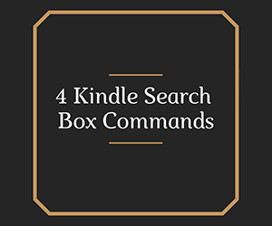 Kindle search commands