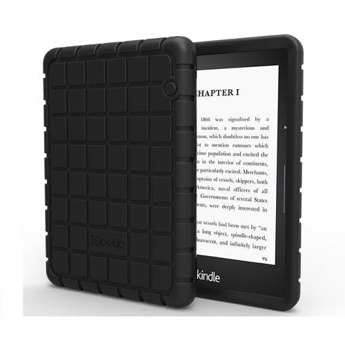 Kindle Voyage Case - Poetic Kindle Voyage Case [GraphGRIP Series] - [Lightweight] [GRIP] Protective Silicone Case for Amazon Kindle Voyage Black (3 Year Manufacturer Warranty From Poetic)