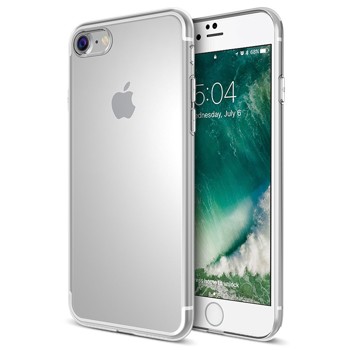 iPhone 7 Plus Case, Maxboost [Liquid Skin] Extreme Thin Case for Apple iPhone 7 Plus 2016 - 0.4mm Ultra Clear Soft Flexible Gel TPU Transparent Skin Scratch-Proof Bumper Cases - Ultra Clear