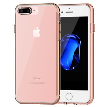 iPhone 7 Plus Case, JETech Apple iPhone 7 Plus Case Cover Shock-Absorption Bumper and Anti-Scratch Clear Back for iPhone 7 Plus 5.5 Inch (Rose)