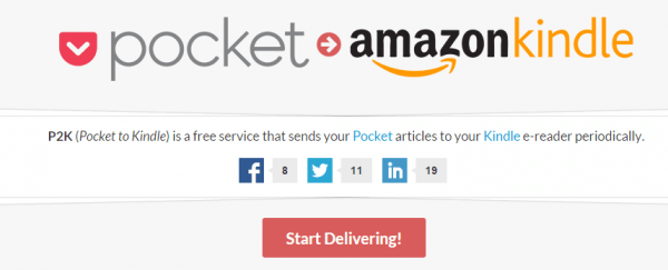 How to Send Pocket Articles to Kindle