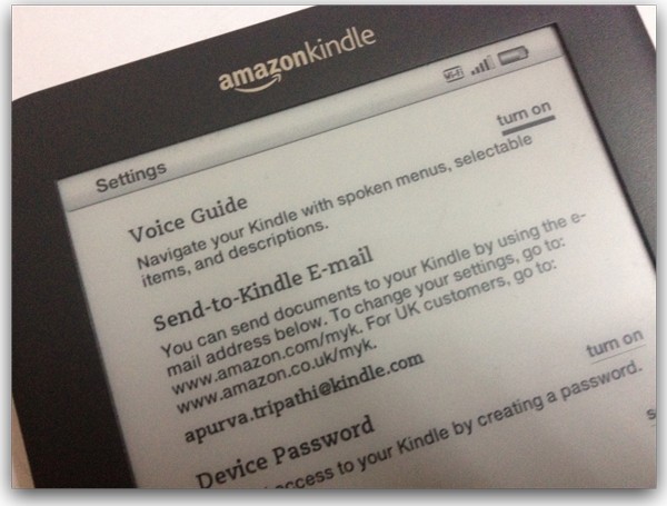Send EPUB Books to Kindle by eMail without Converting to Mobi