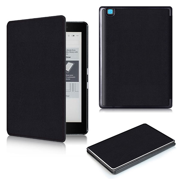 Ultra Thin Leather Case Cover with Sleep/Wake Support for Kobo Aura Edition 2